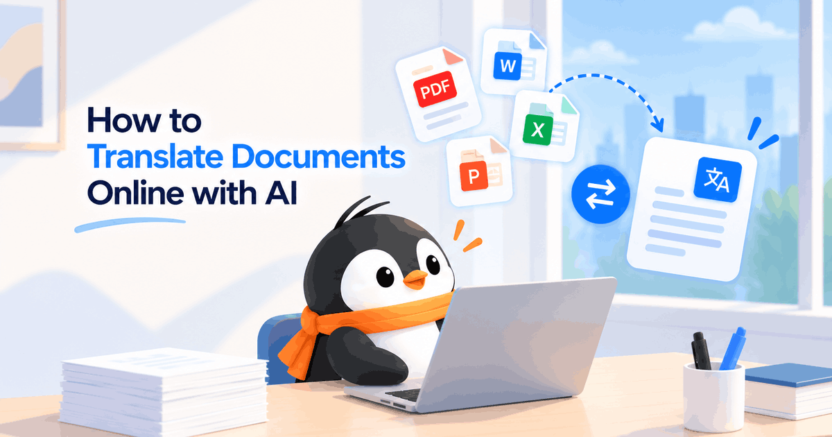 How to Translate Documents Online with AI