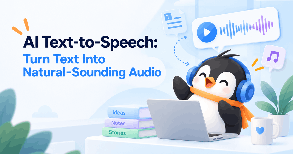 AI Text-to-Speech: Turn Text Into Natural-Sounding Audio