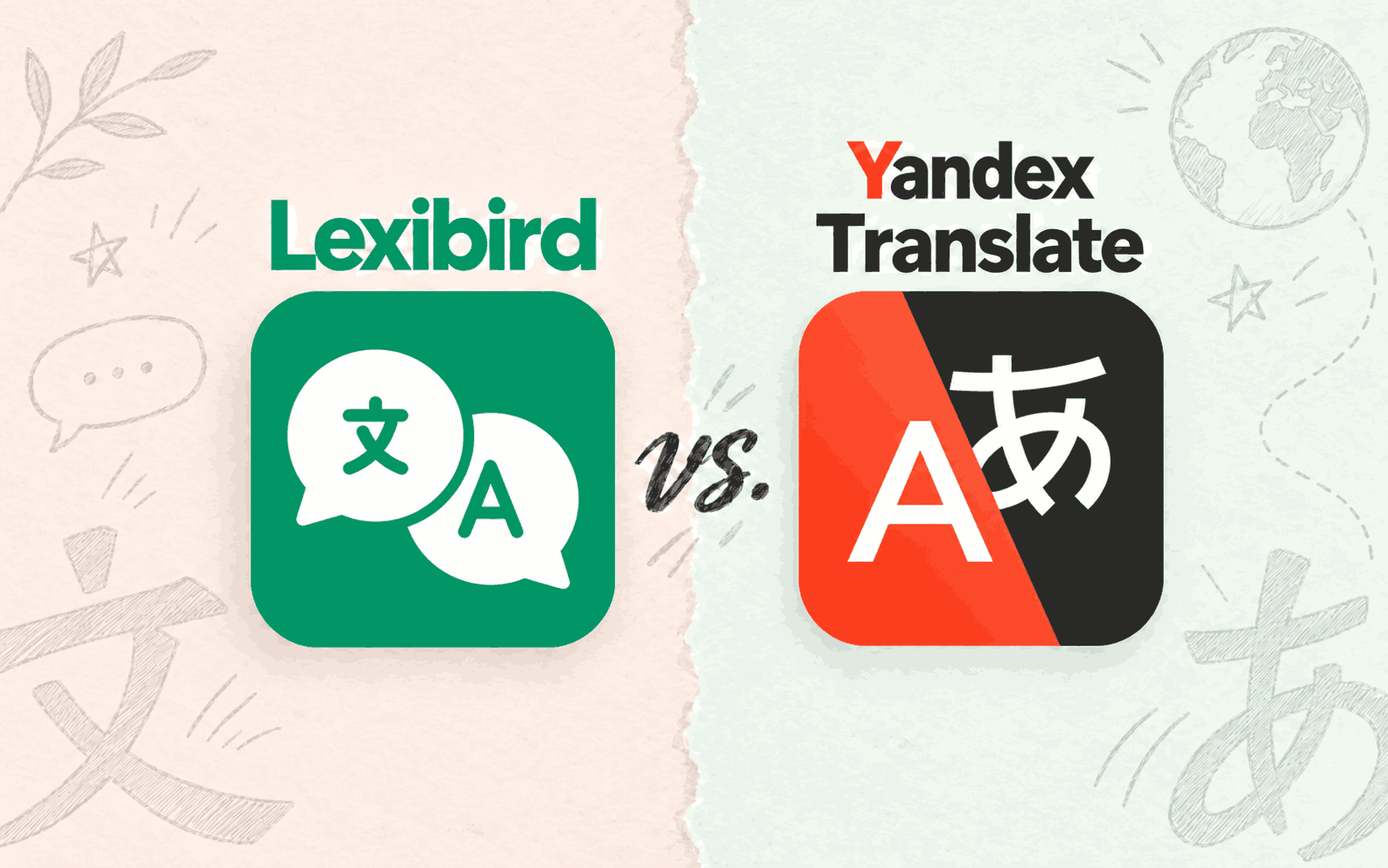 Lexibird vs. Yandex Translate