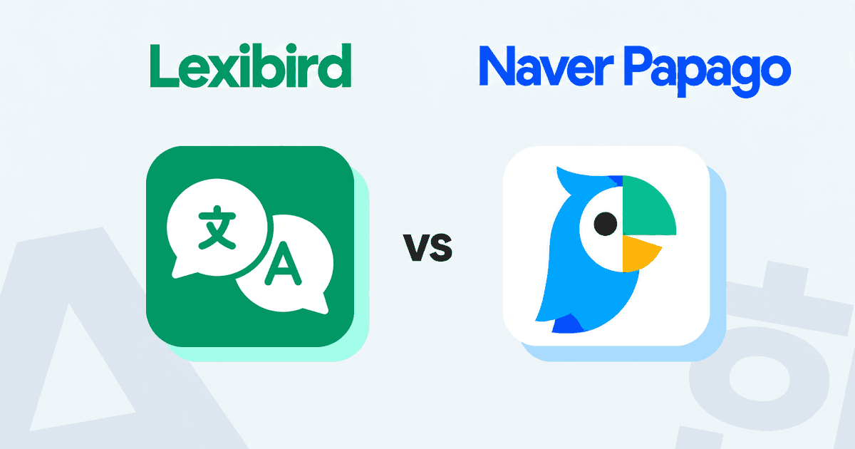 Lexibird vs. Naver Papago