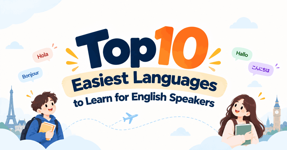 Top 10 Easiest Languages to Learn for English Speakers
