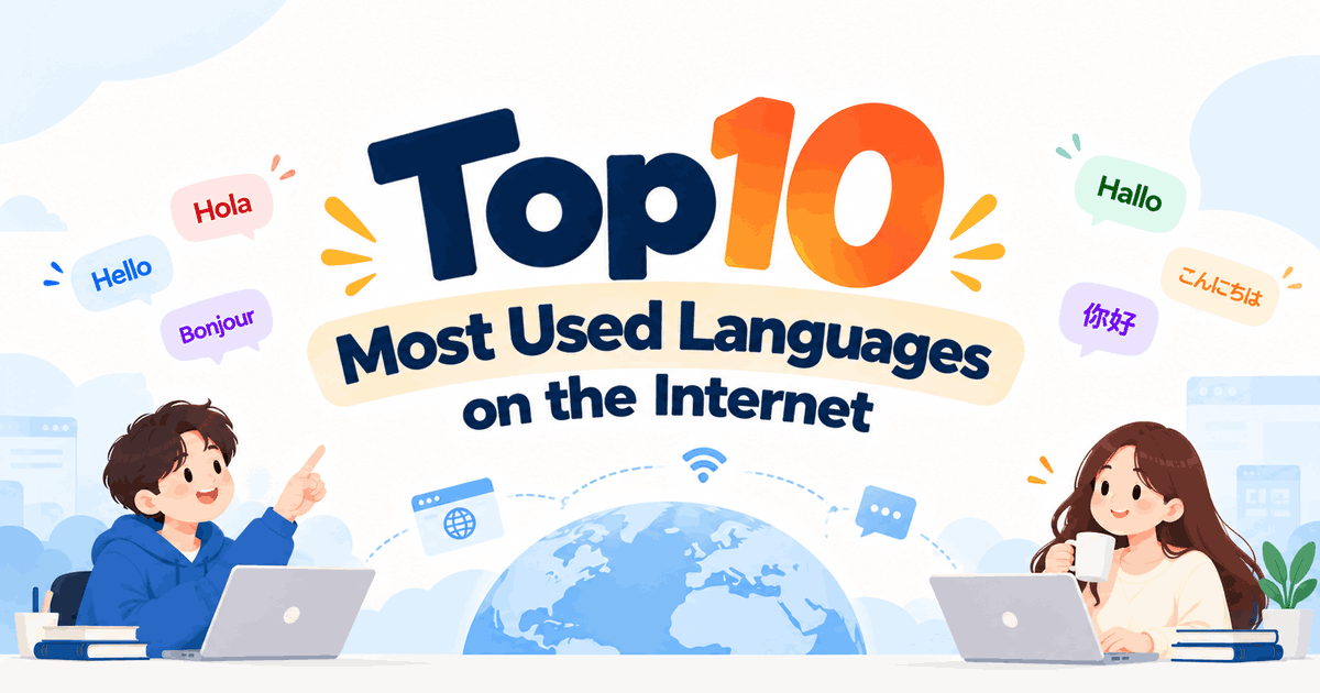 Top 10 Most Used Languages on the Internet