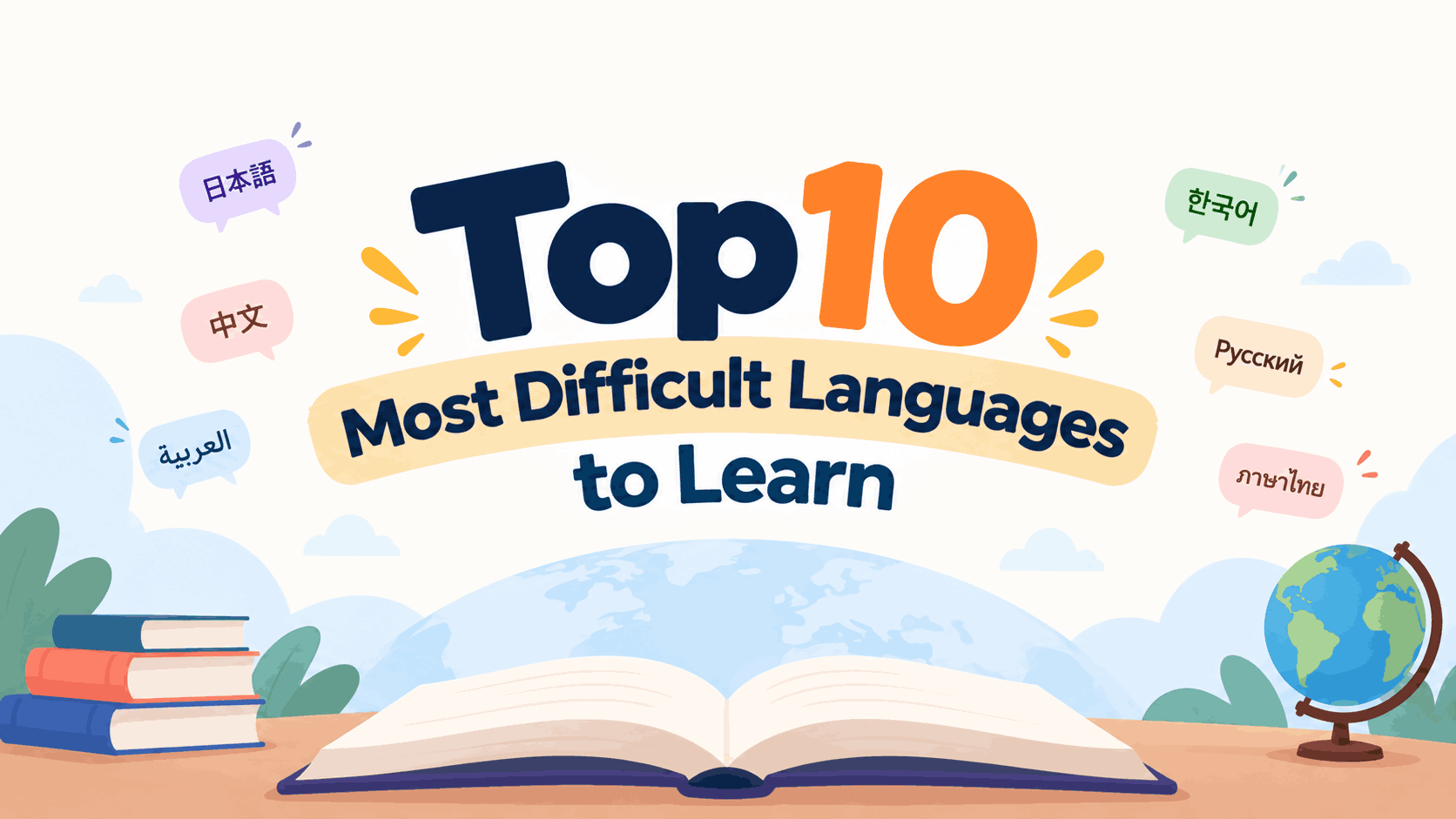 Top 10 Most Difficult Languages to Learn