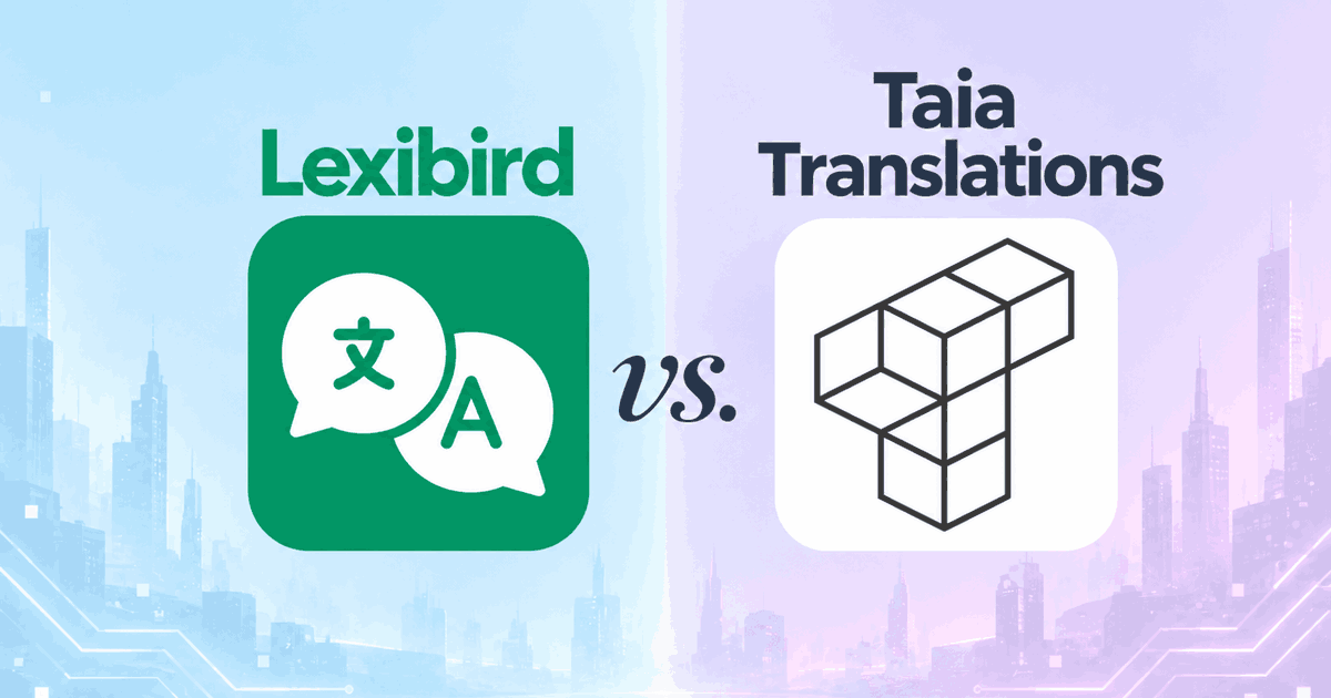 Lexibird vs. Taia Translations
