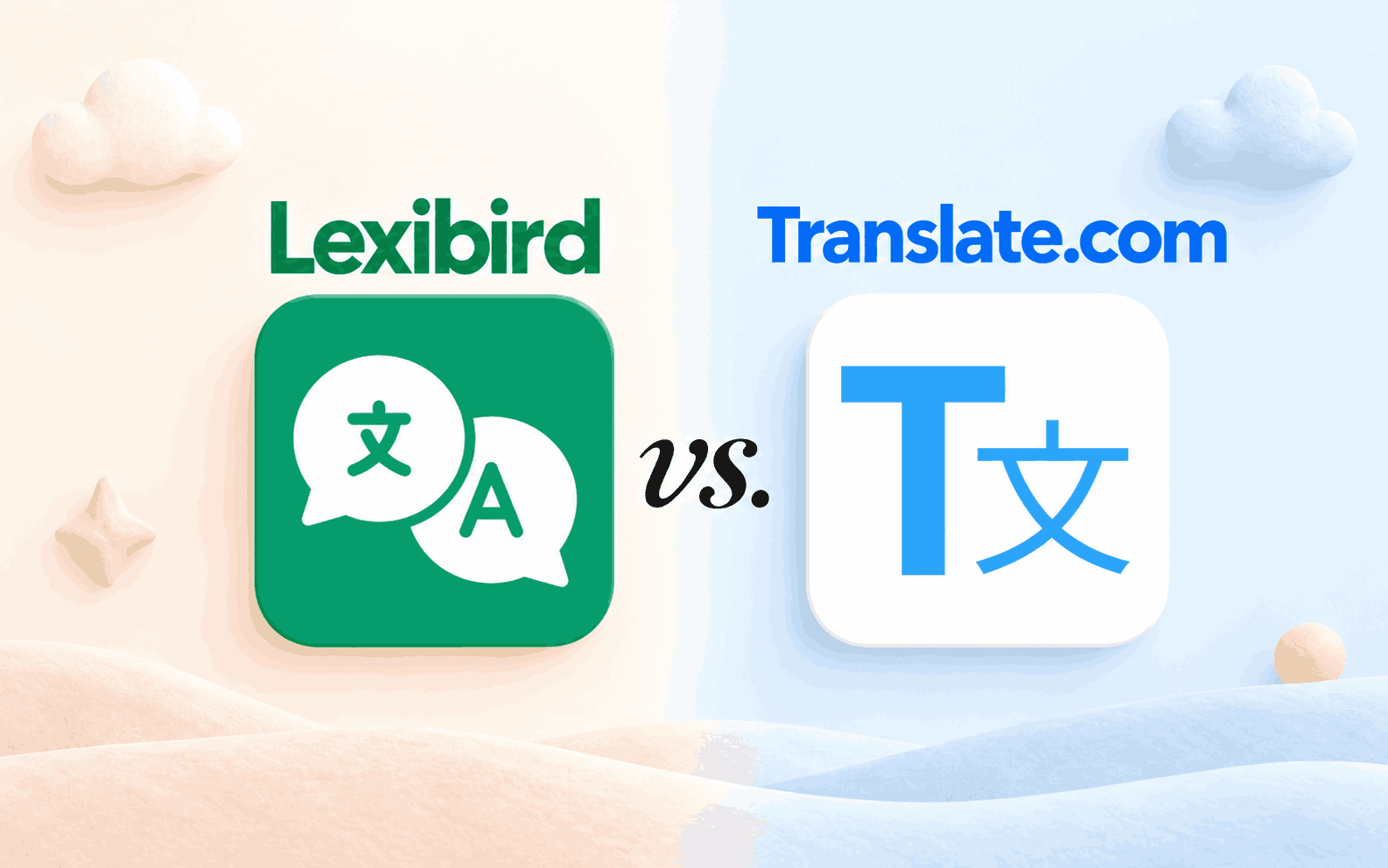 Lexibird vs. Translate.com